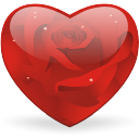 Rosy Heart - icon gratuit #196437